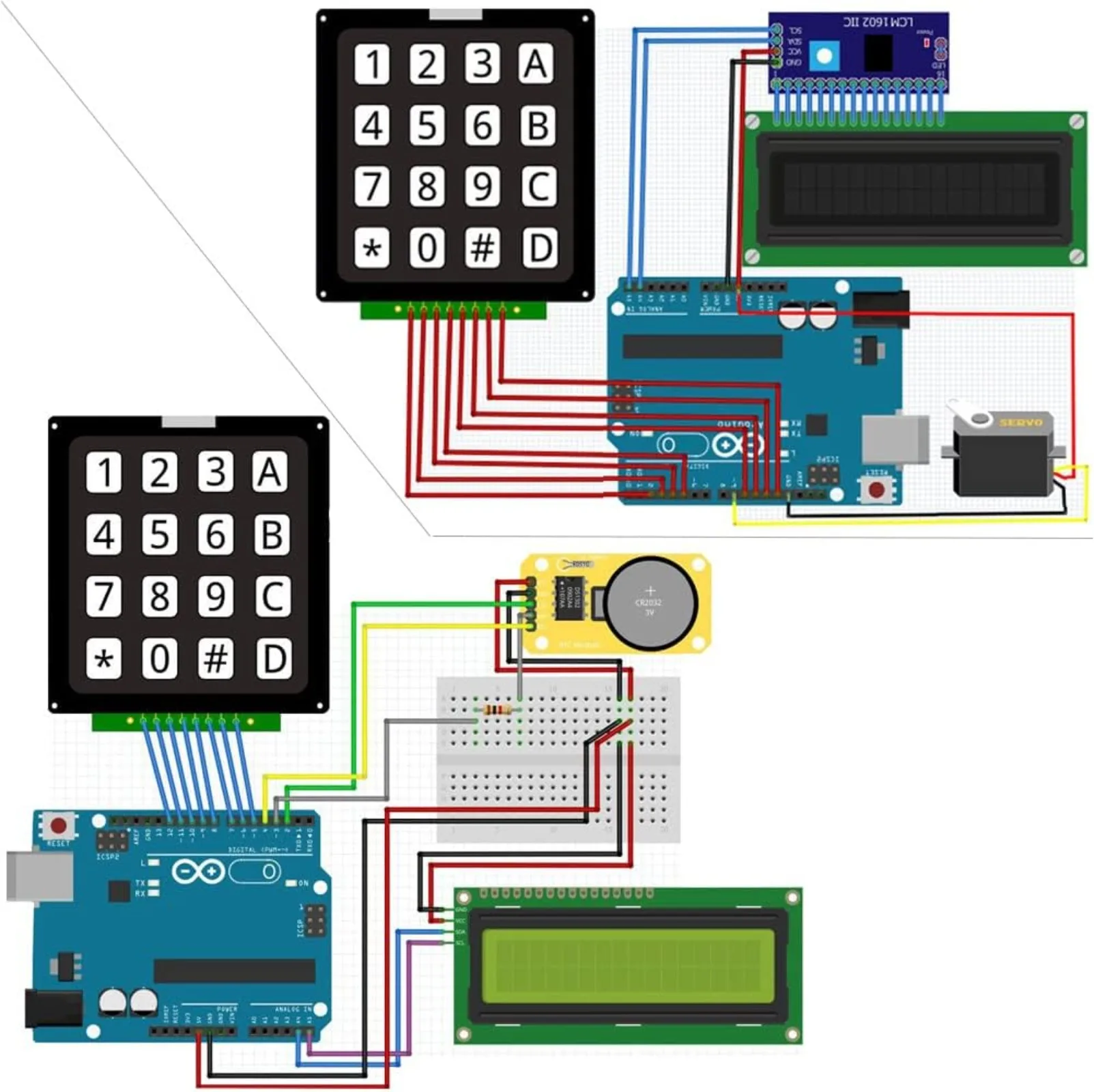 4x4 Matrix Membrane Keypad 16  - огляд і ціна Home Automation Arduino
