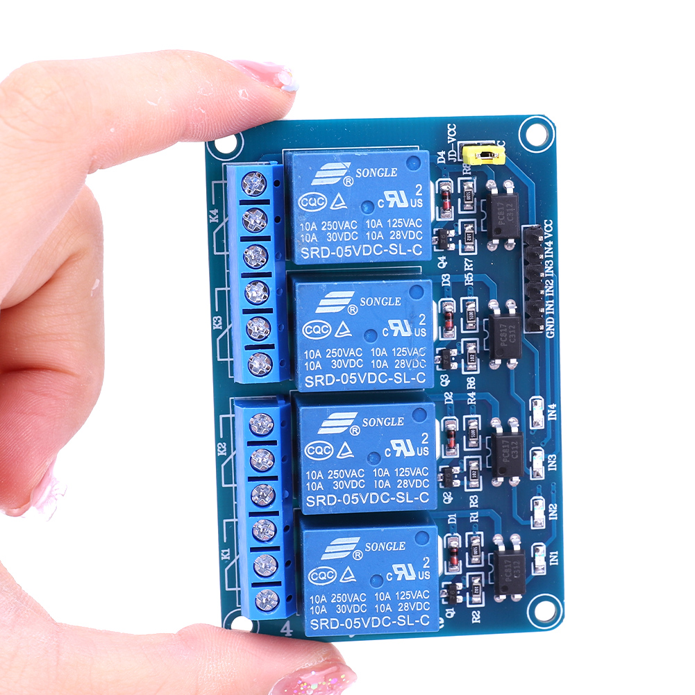 5V 12V 4 Channel Relay Board w - огляд і ціна Home Automation Arduino