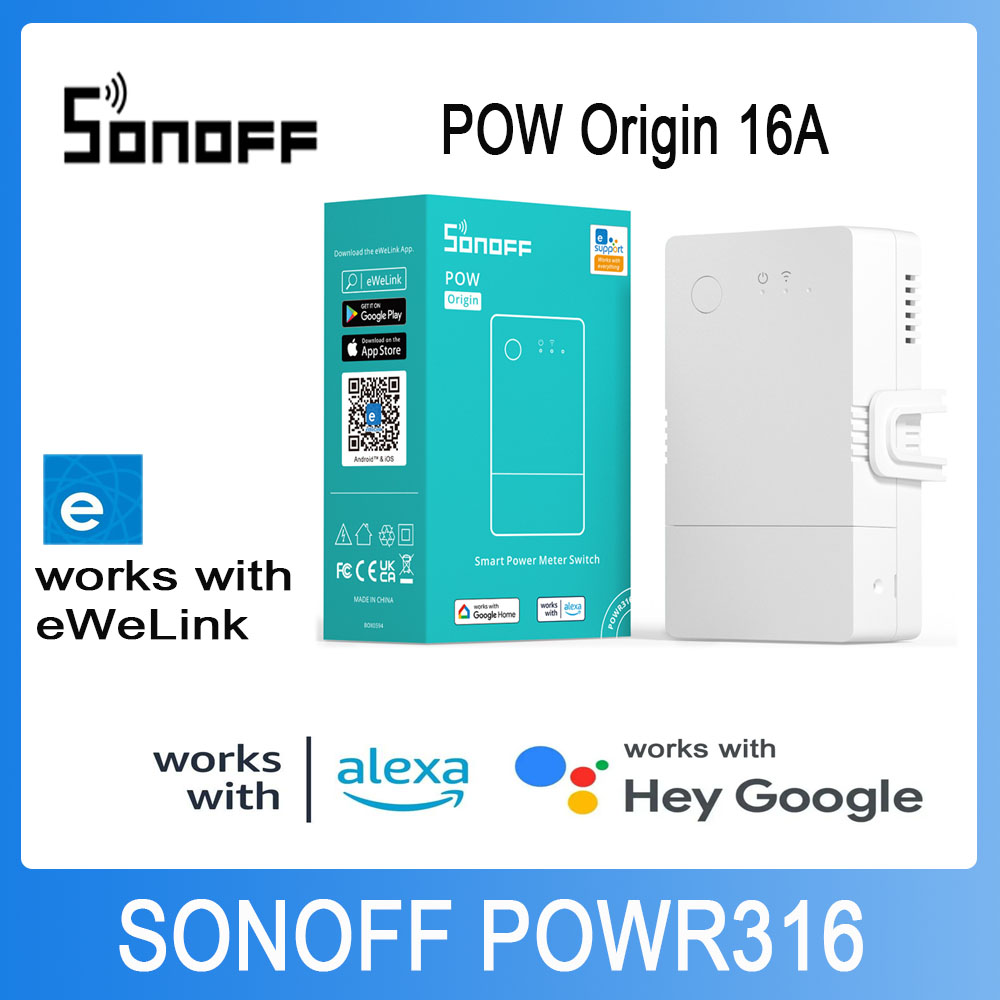SONOFF POWR316 Pow Origin  Sma - огляд і ціна Sonoff Basic Switch