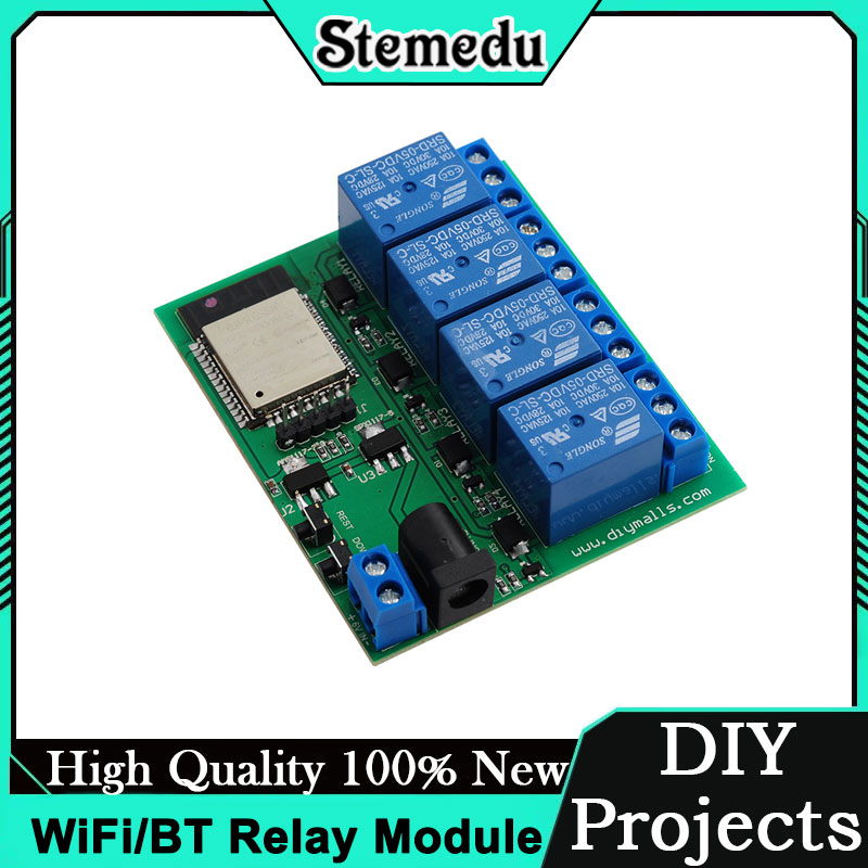 ESP32S 4-Channel WiFi/Bluetoot - огляд і ціна Iot Diy Home Automation