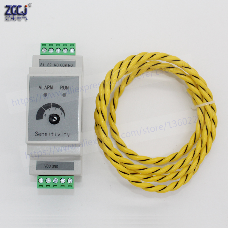 with 2m sensor wire 35mm Din l - огляд і ціна Water Leak Detector Wired
