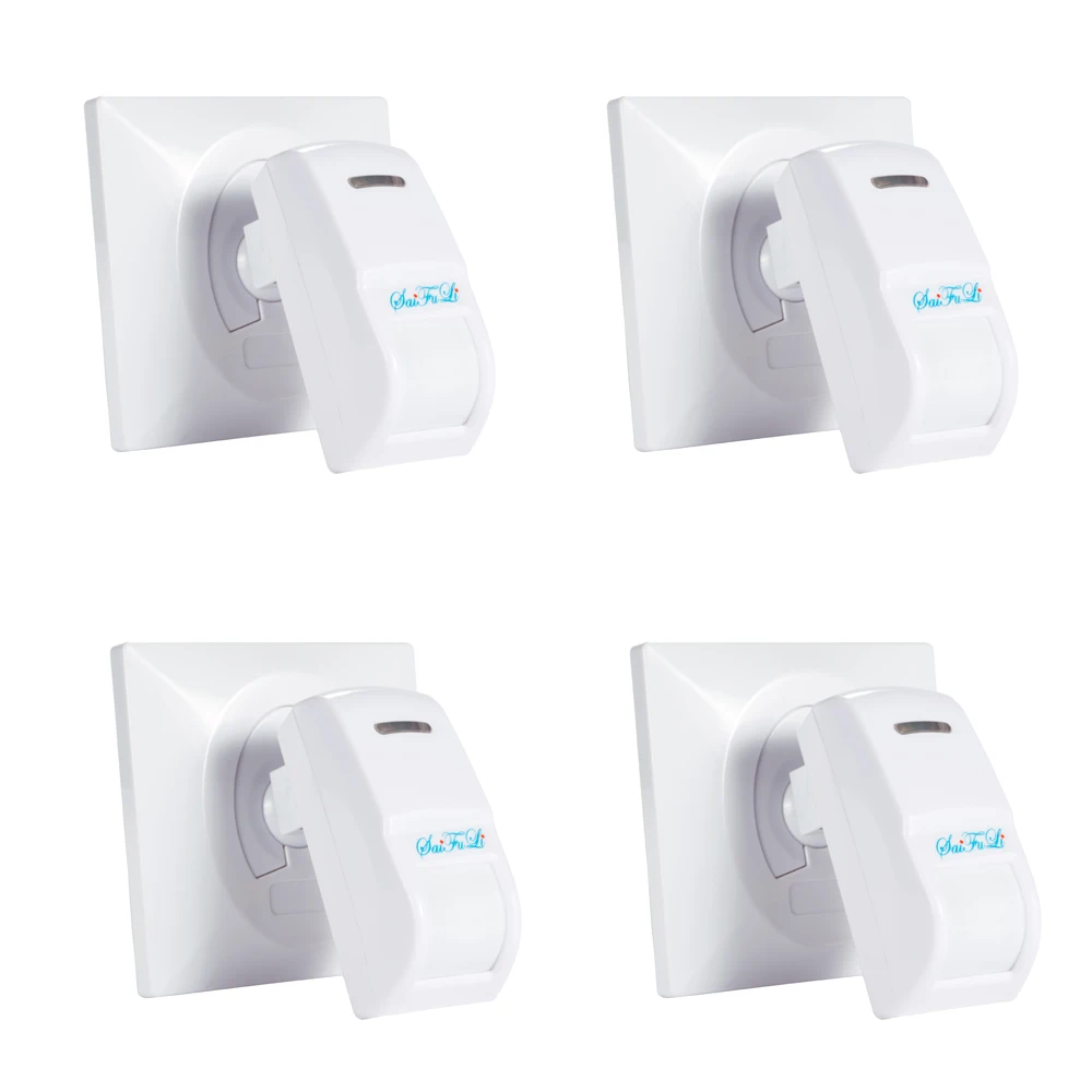 4Pcs Wire Curtain Infrared Det - огляд і ціна Motion Sensor Pir Wired