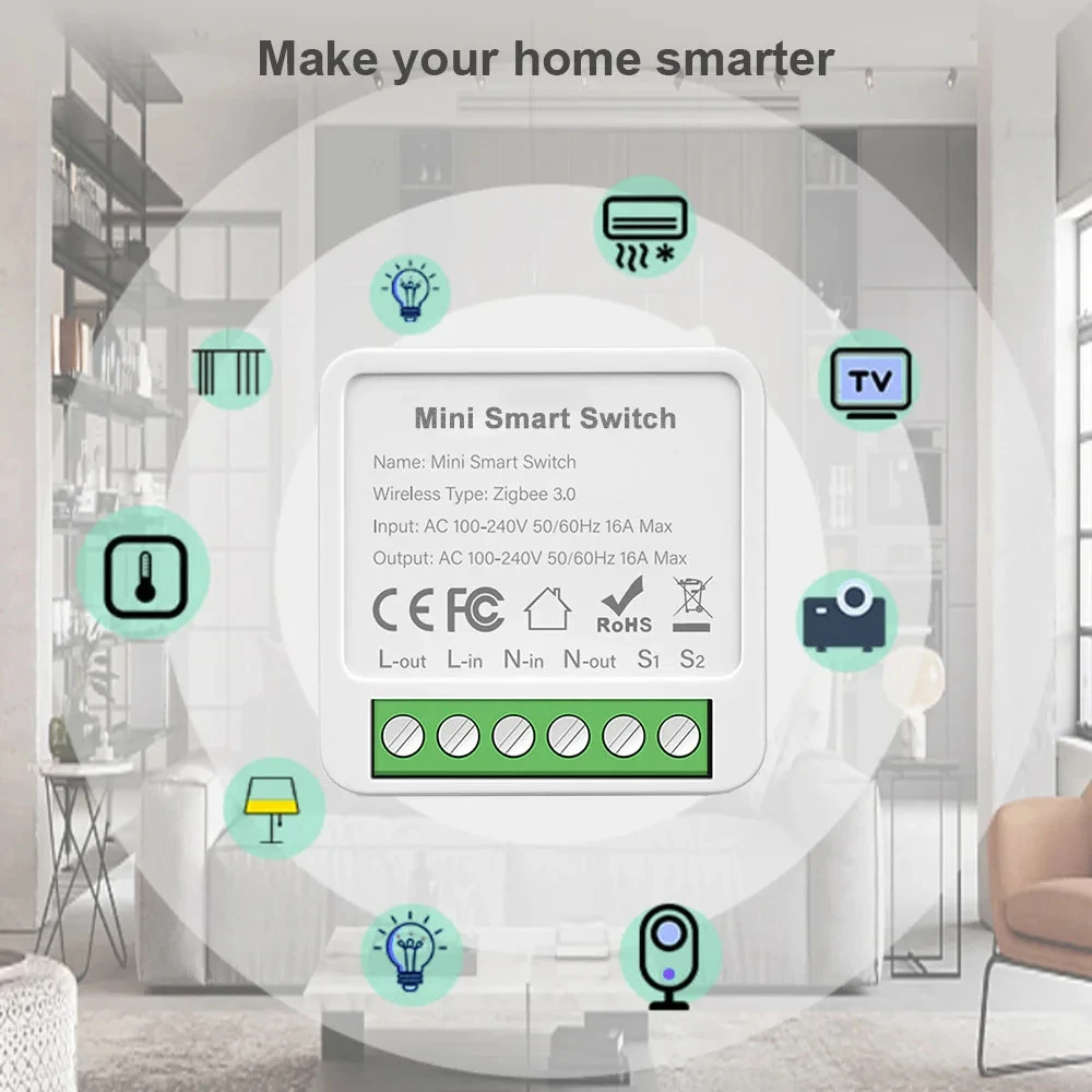 WiFi Zigbee Smart Switch Modul - огляд і ціна Home Automation Systems Diy