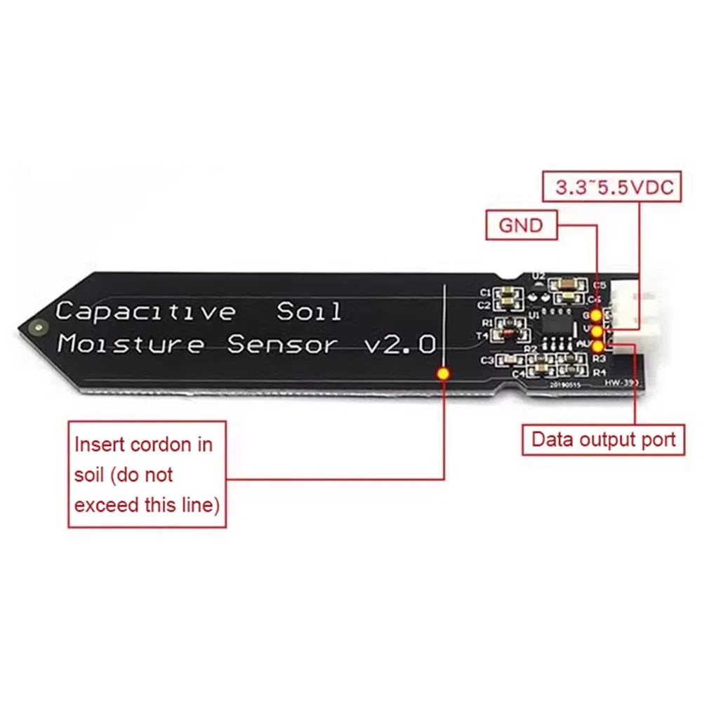 5/10PCS Capacitive Soil Moistu - огляд і ціна Home Automation Arduino