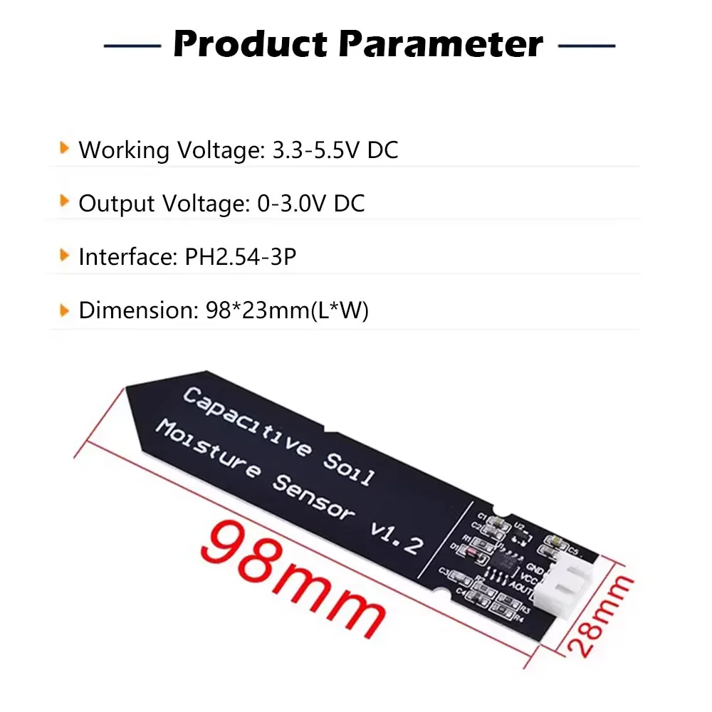 5/10PCS Capacitive Soil Moistu - огляд і ціна Home Automation Arduino