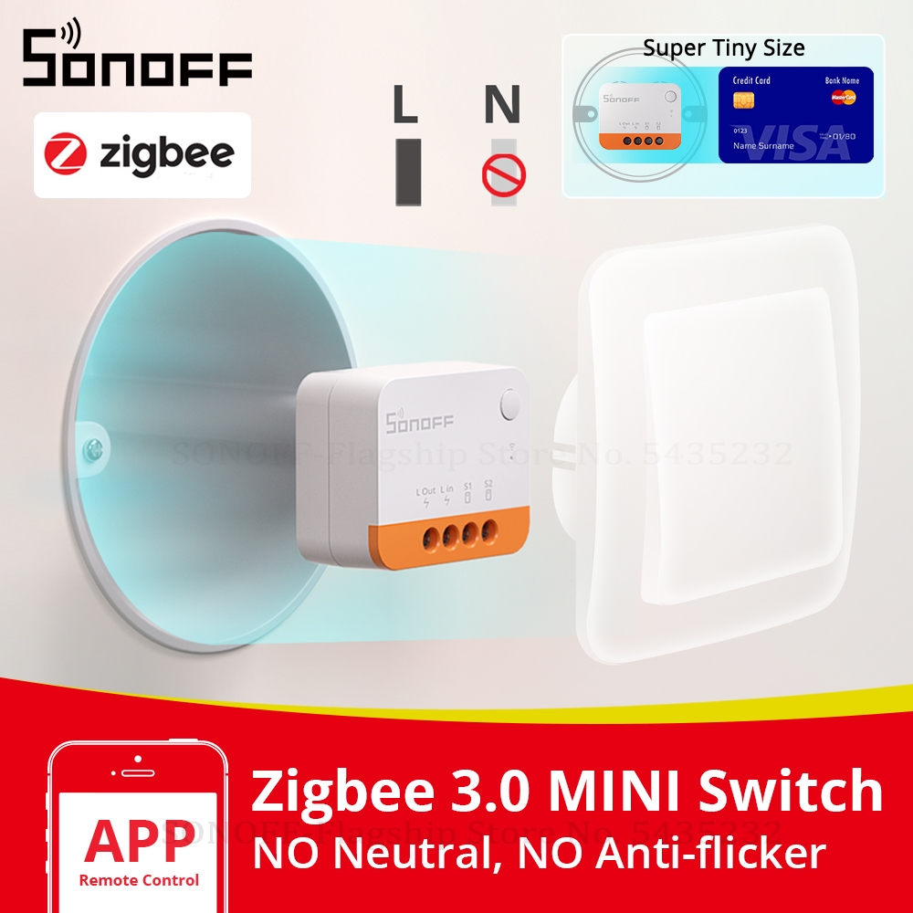 SONOFF ZBMINIL2 No Neutral Wir - огляд і ціна Sonoff Basic Switch
