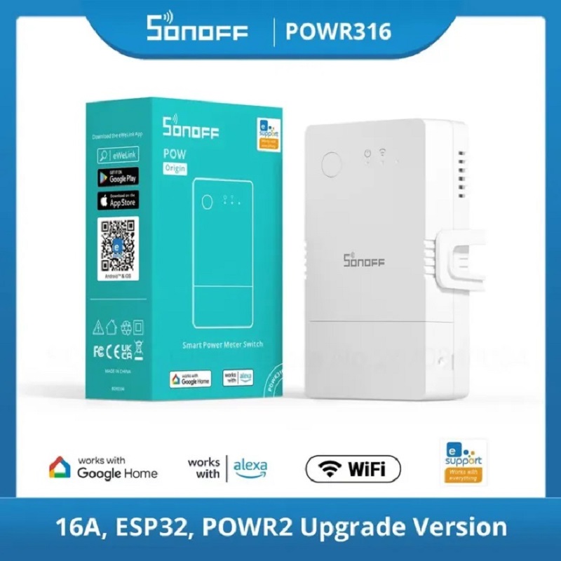 SONOFF POW Origin Powr316 Inte - огляд і ціна Sonoff Basic Switch